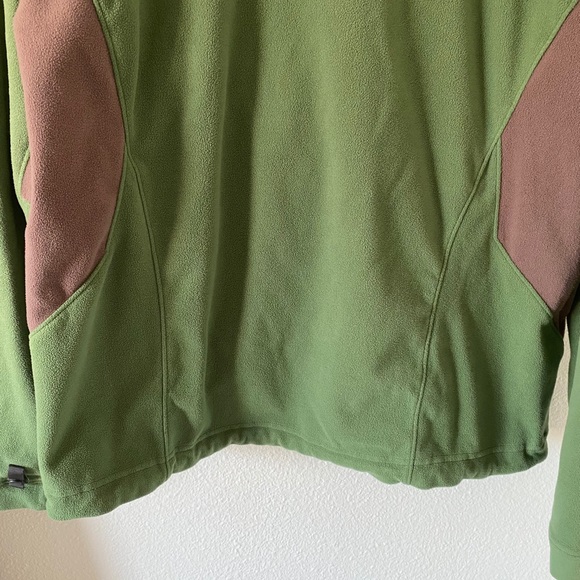 The North Face Green Fleece Zip Up Jacket - Picture 9 of 12